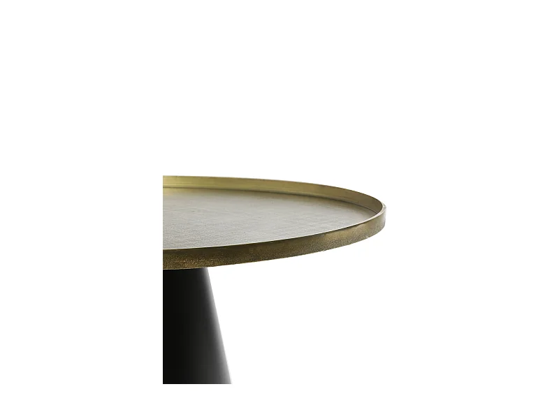 Table basse POPETA - Ø75x35cm - Bronze