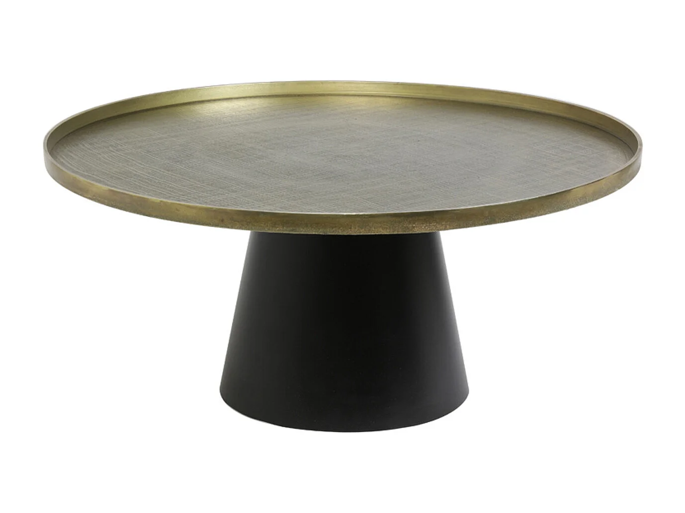 Table basse POPETA - Ø75x35cm - Bronze