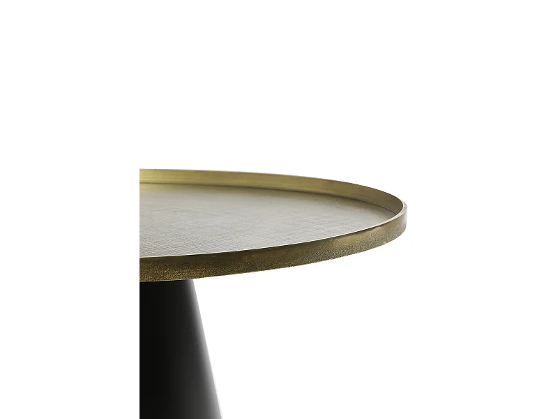 Table basse POPETA - Ø75x35cm - Bronze