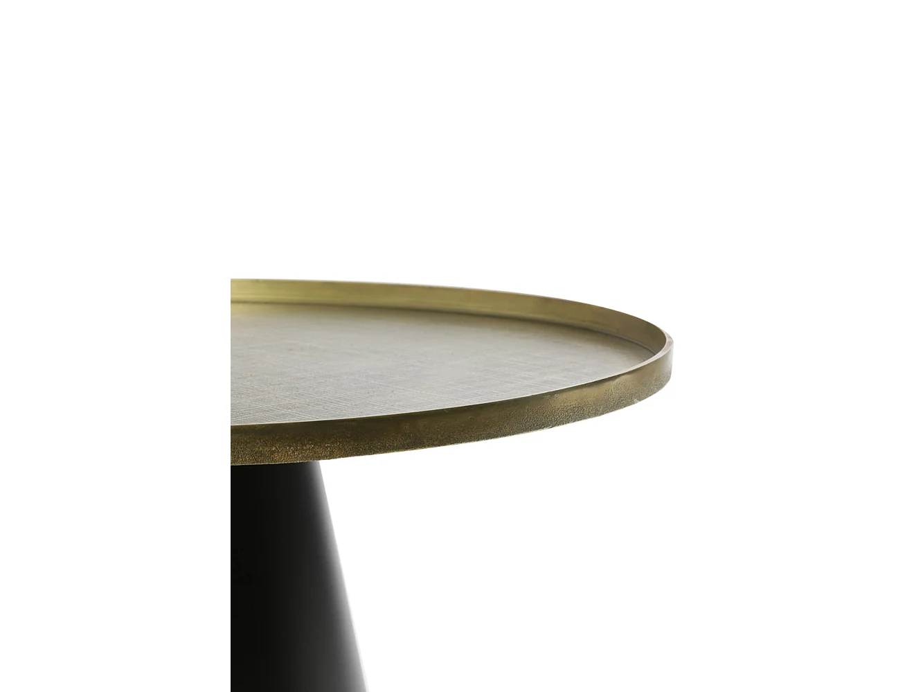 Table basse POPETA - Ø75x35cm - Bronze