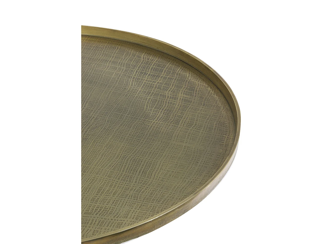 Table basse POPETA - Ø75x35cm - Bronze