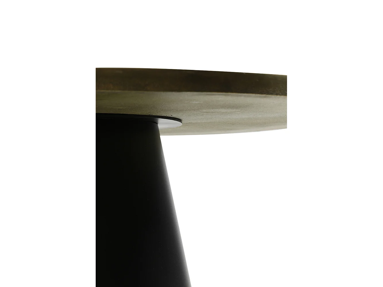 Table basse POPETA - Ø75x35cm - Bronze