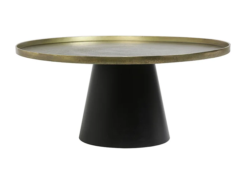 Table basse POPETA - Ø75x35cm - Bronze