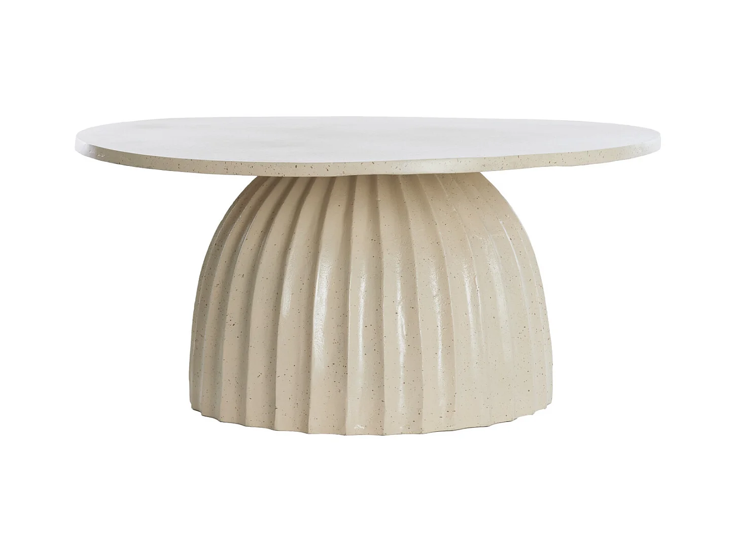 Mesa auxiliar VEGLIA - Ø70x33,5cm - Marrón