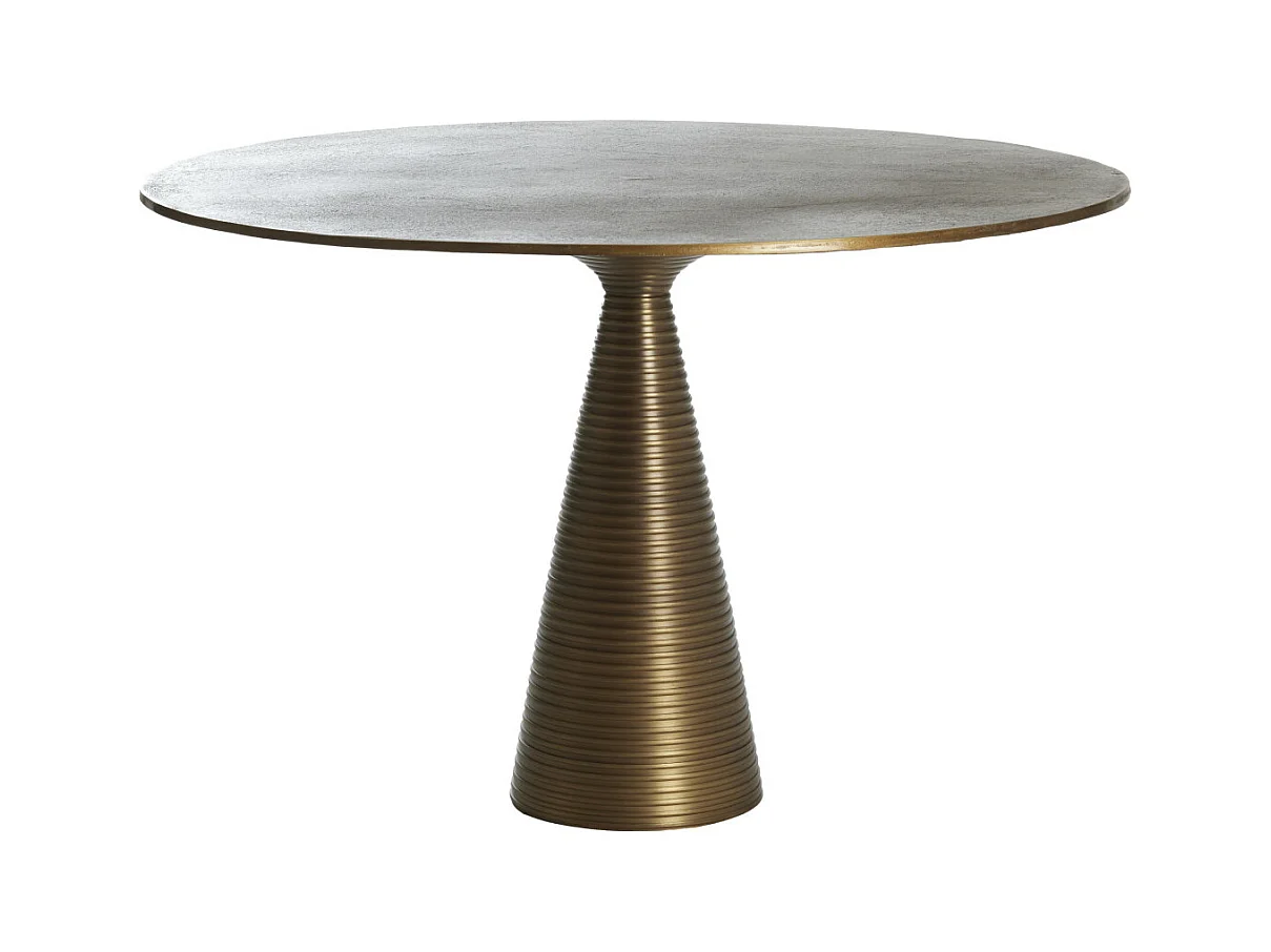 Mesa de centro BAHIA - Ø60x39cm - Bronce