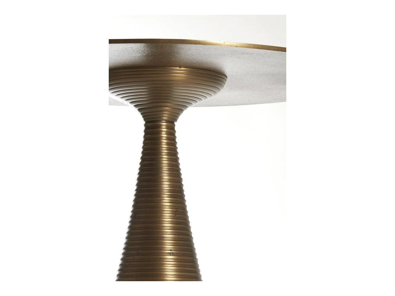 Mesa de centro BAHIA - Ø60x39cm - Bronce