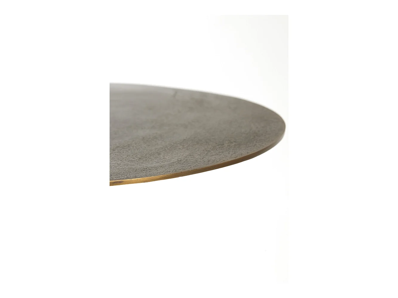 Mesa de centro BAHIA - Ø60x39cm - Bronce