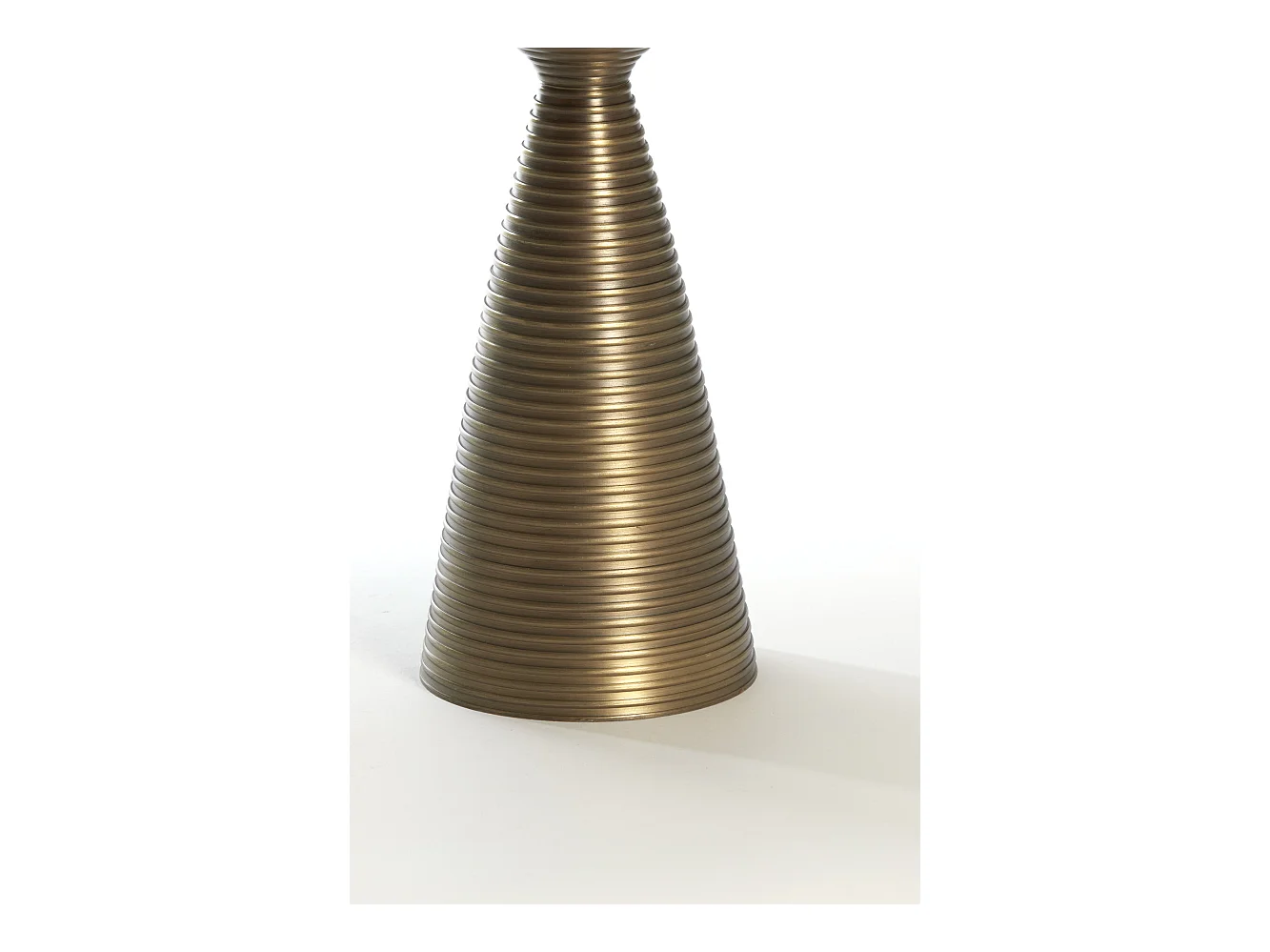 Mesa de centro BAHIA - Ø60x39cm - Bronce