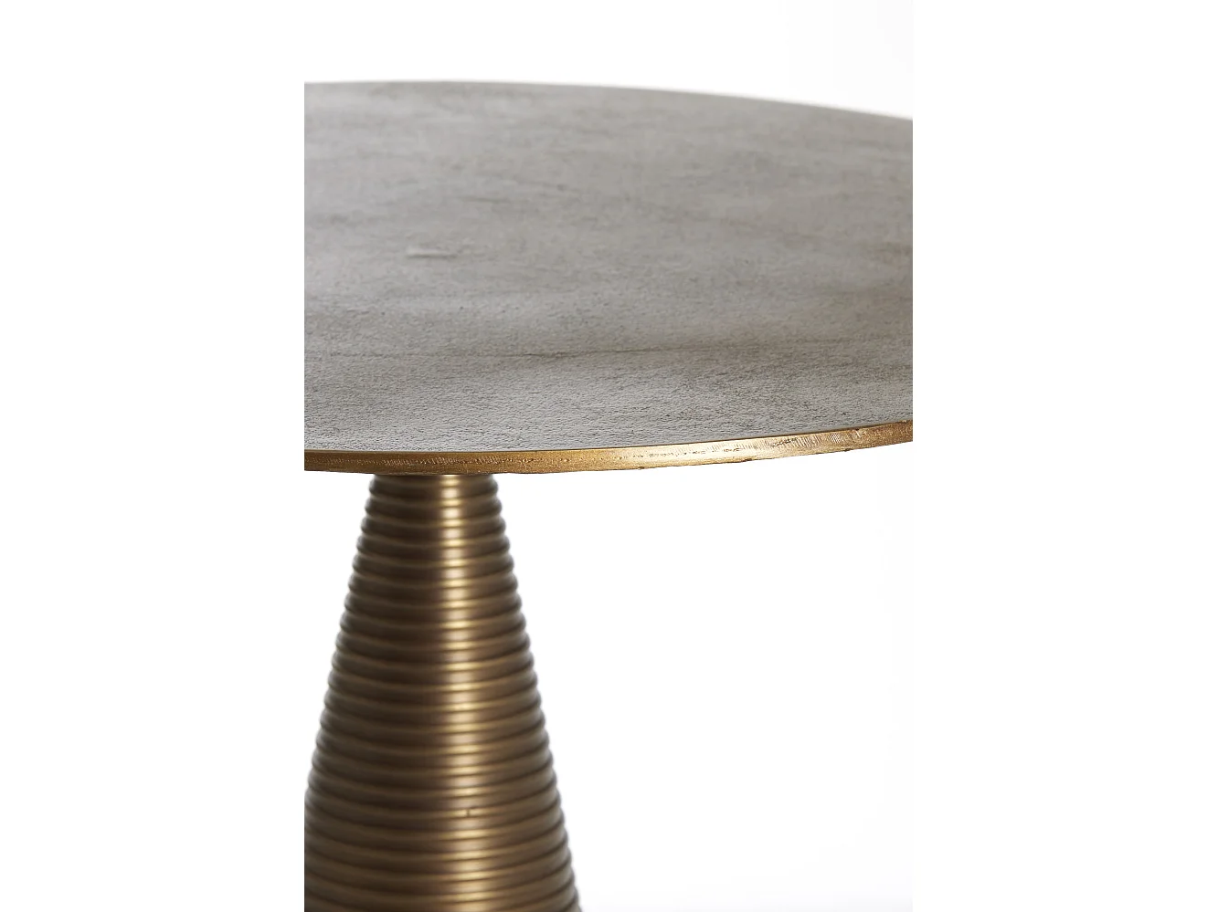 Table basse BAHIA - Ø60x39cm - Bronze