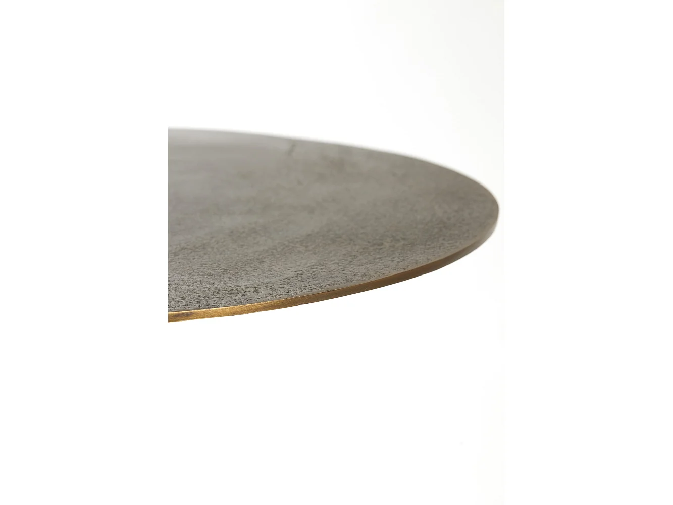 Table basse BAHIA - Ø60x39cm - Bronze