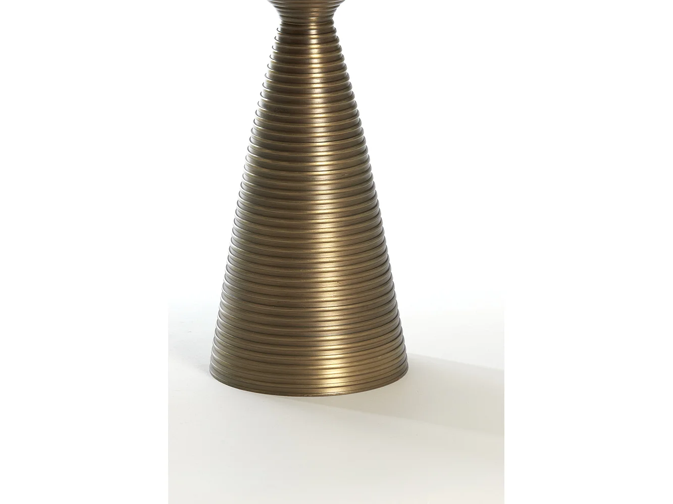 Table basse BAHIA - Ø60x39cm - Bronze