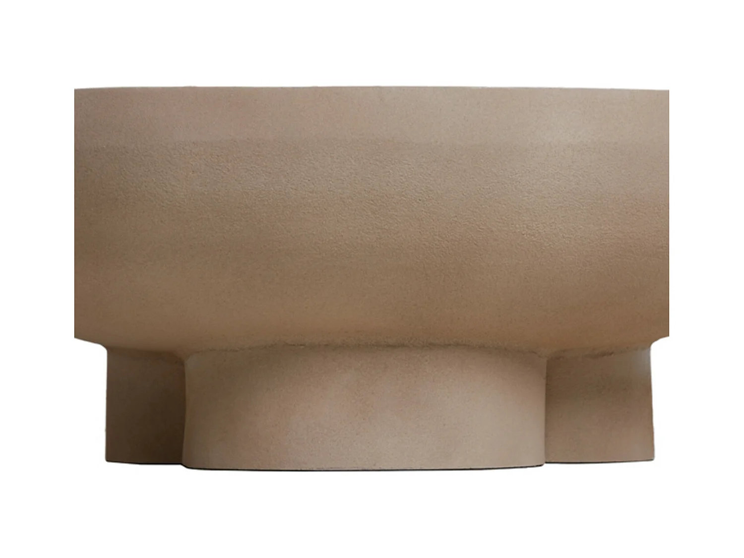 Table basse POLINNA - Ø90x30cm - Marron