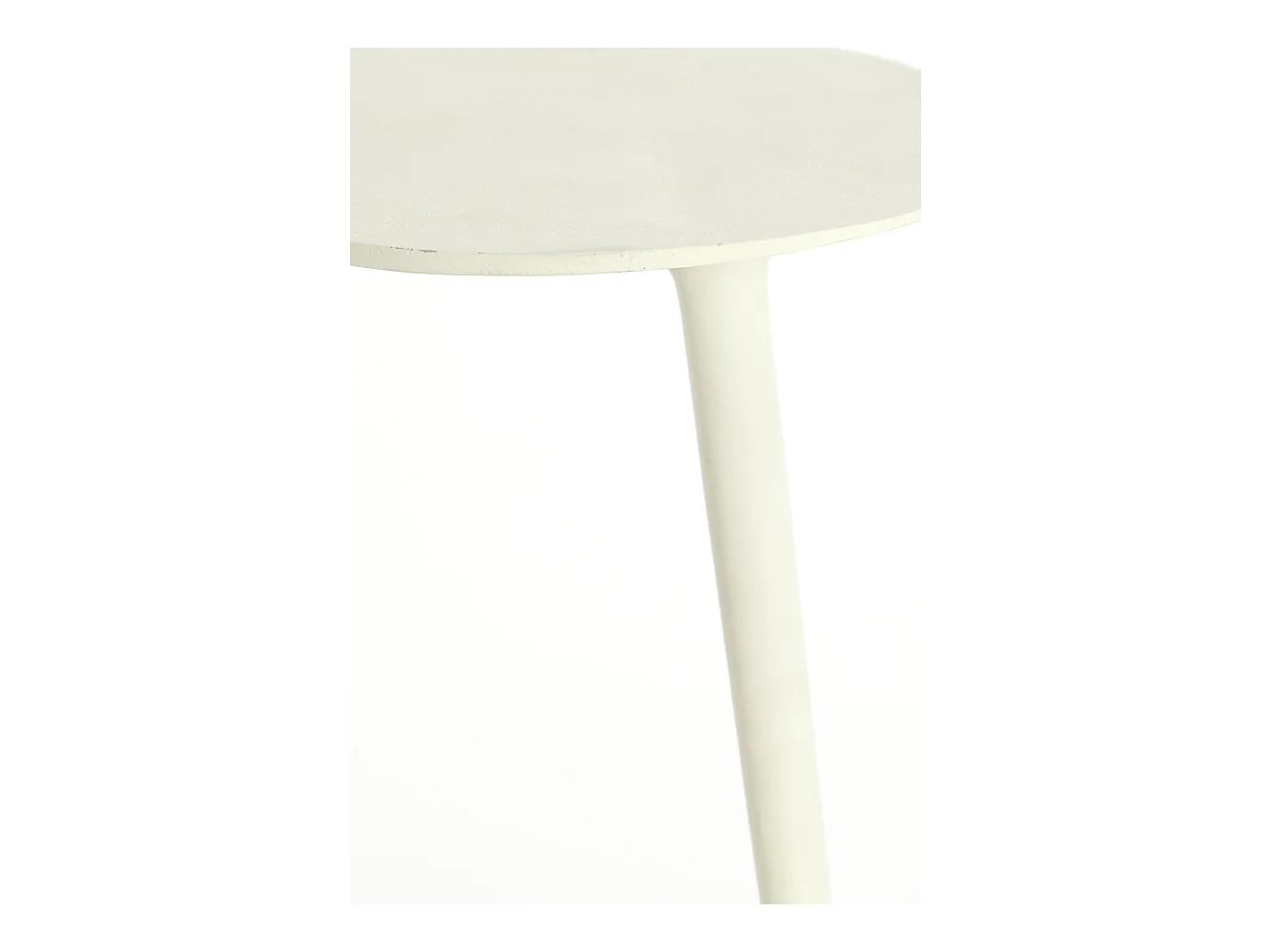 Table d'appoint LINOS - 80x60x36cm - Blanc