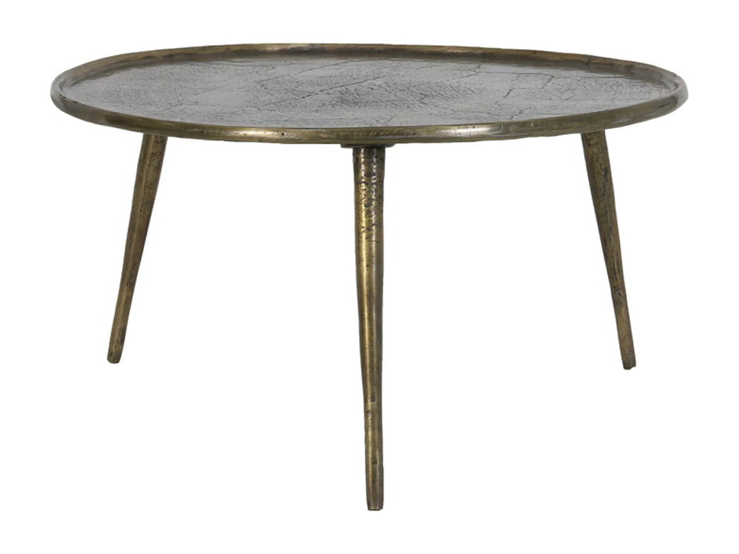 Table d'appoint BABINA - Ø67,5x37cm - Bronze