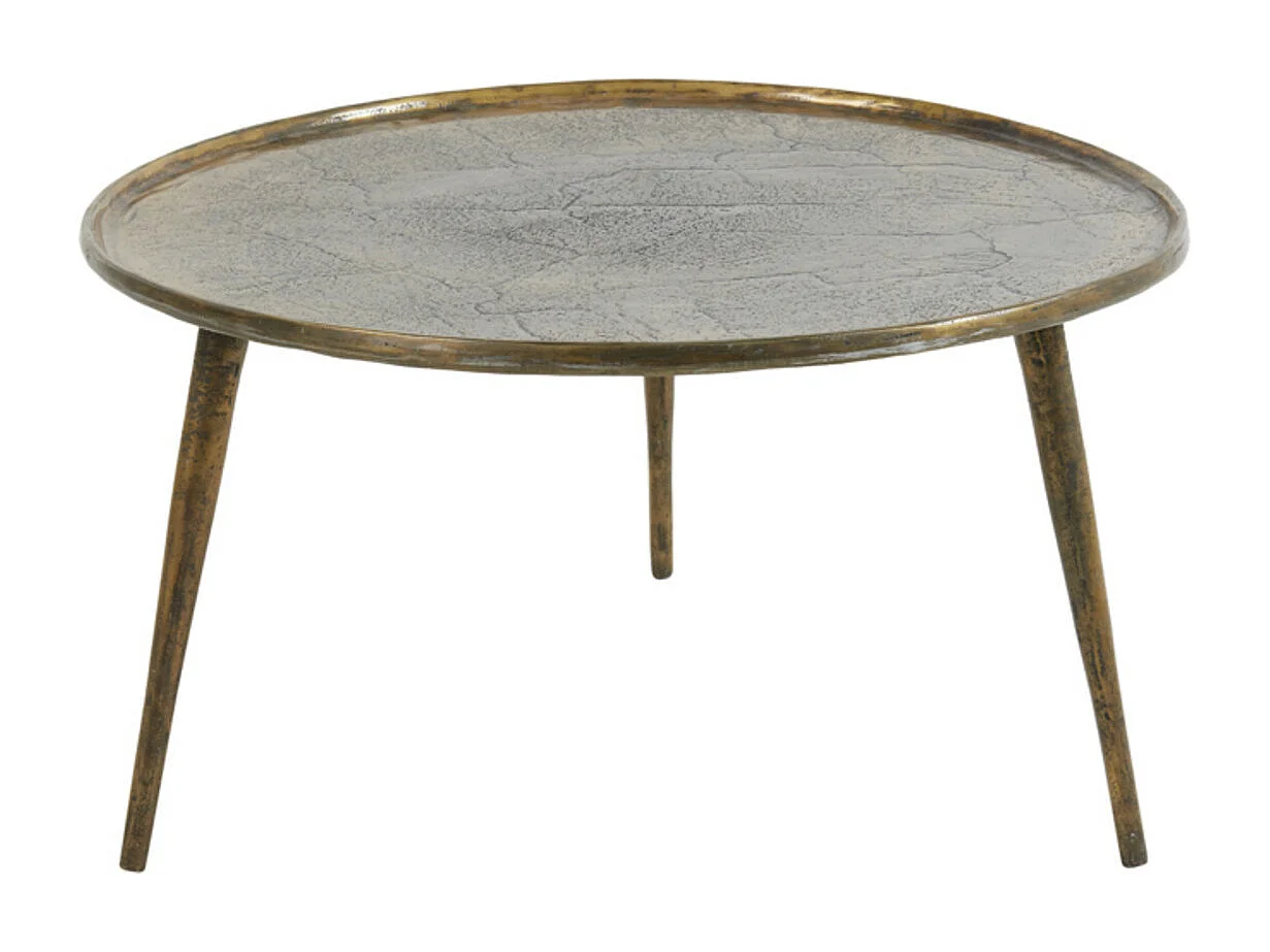 Table d'appoint BABINA - Ø67,5x37cm - Bronze