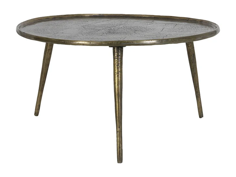 Table d'appoint BABINA - Ø67,5x37cm - Bronze