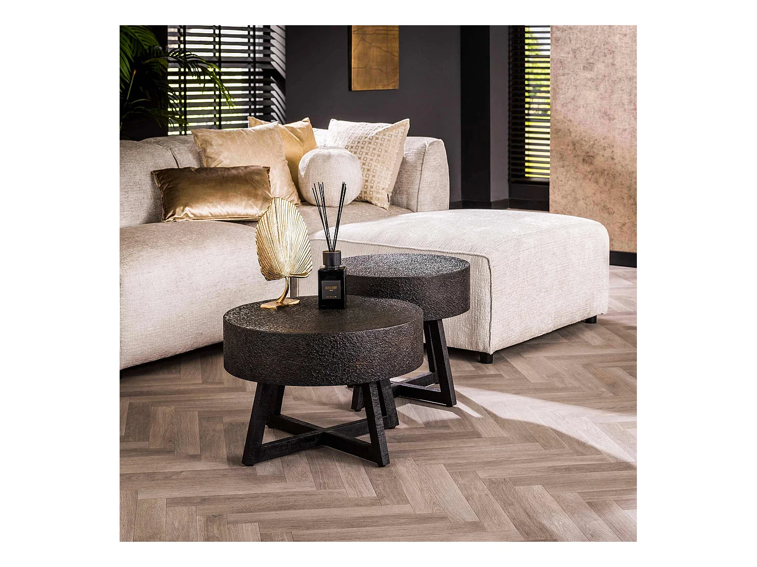 Table basse Ø60 Low Bulky Ferro