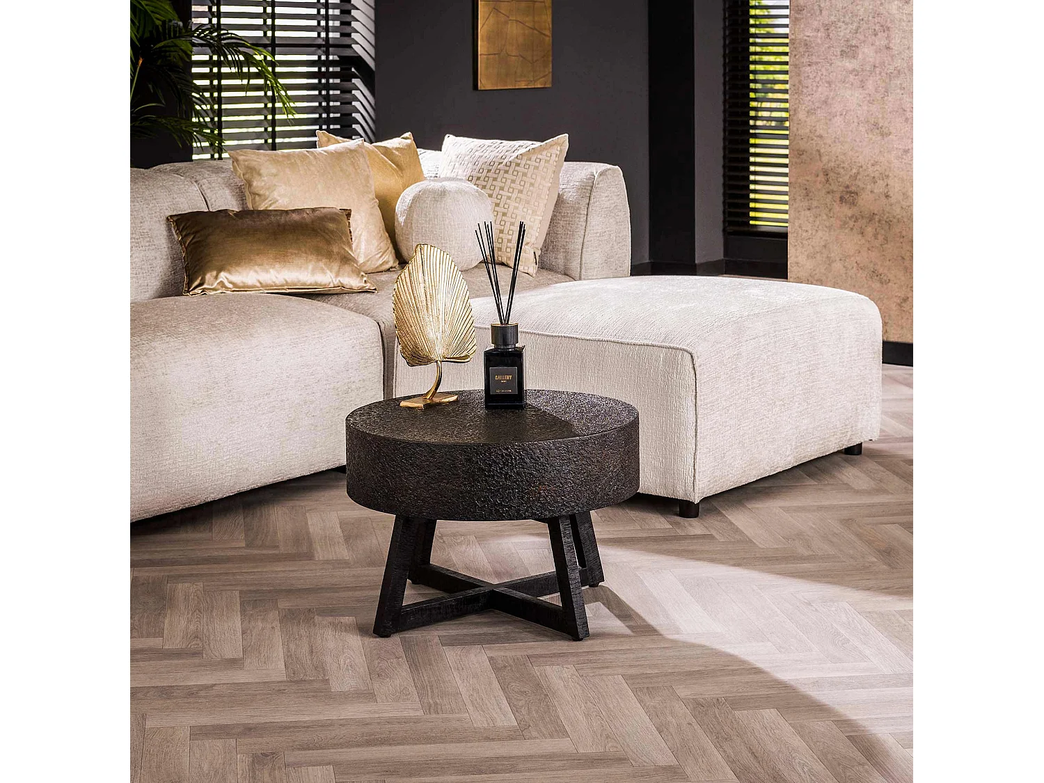 Couchtisch Ø60 Low Bulky Ferro