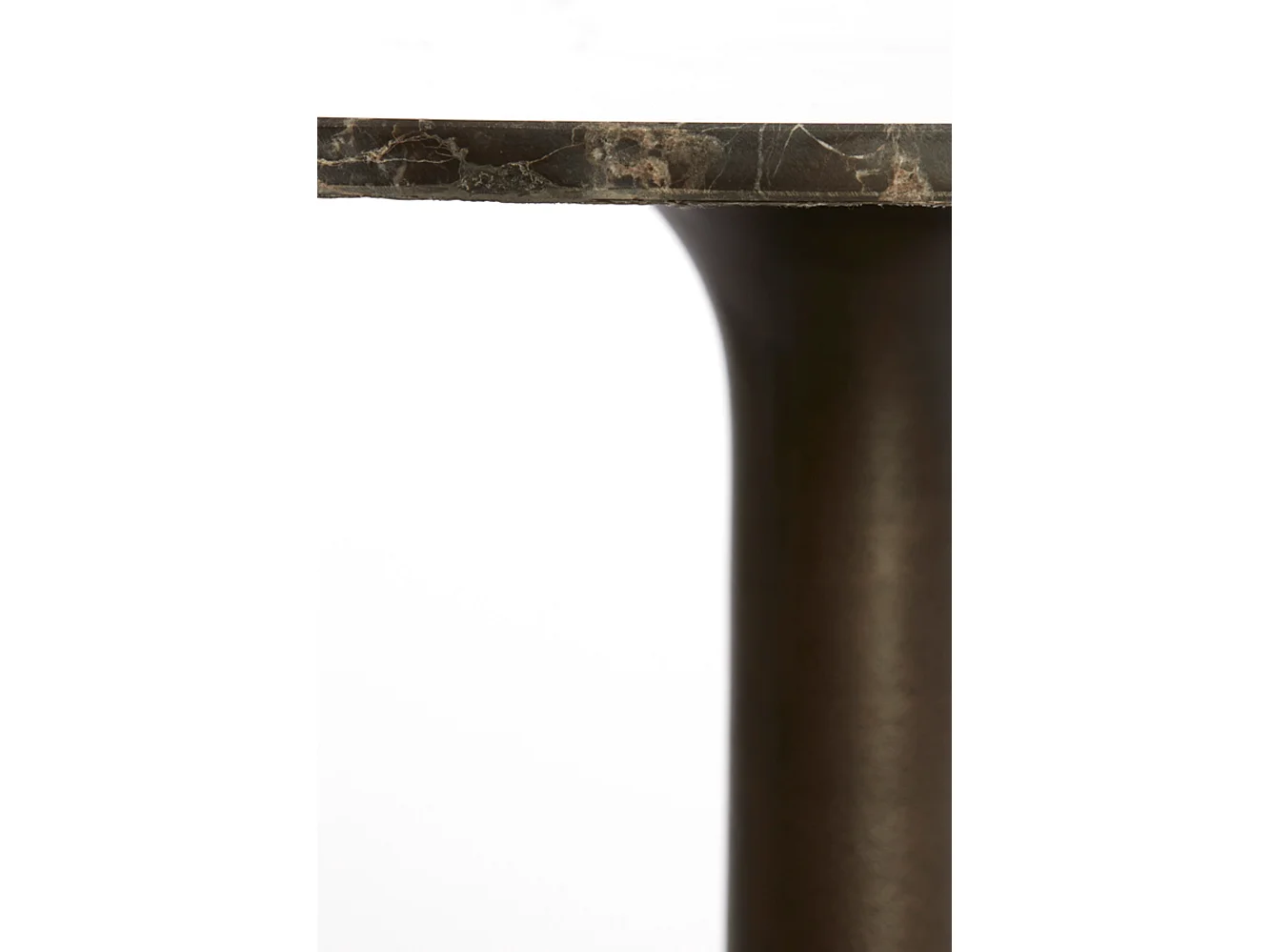 Table basse PAZO - Ø76x36cm - Marron