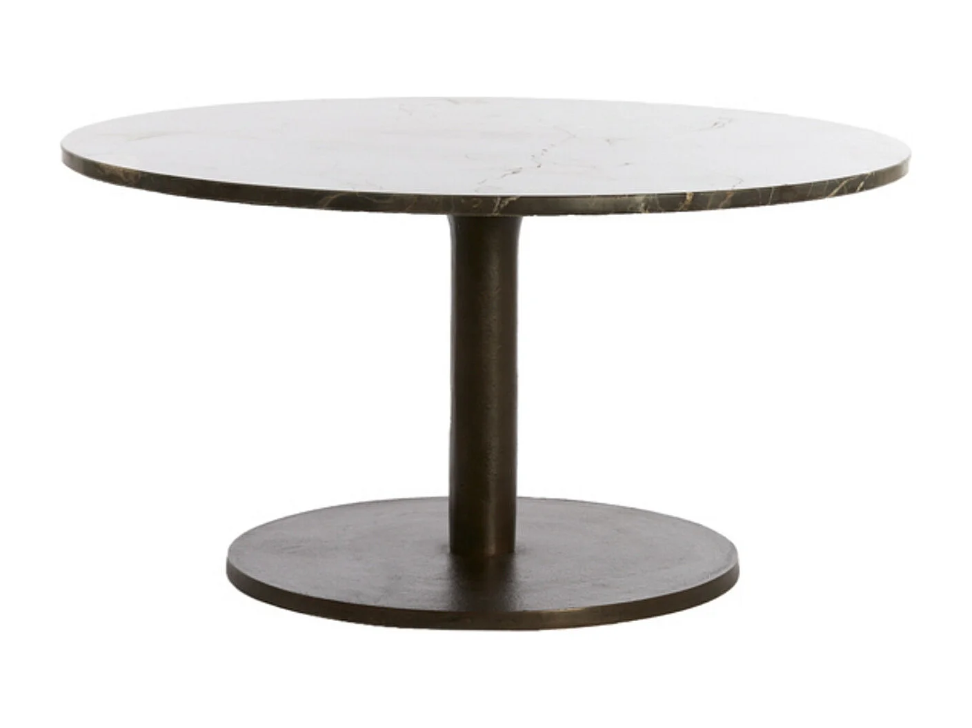 Table basse PAZO - Ø76x36cm - Marron