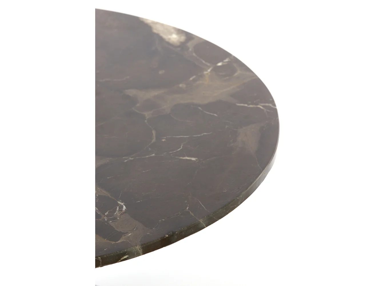 Table basse PAZO - Ø76x36cm - Marron