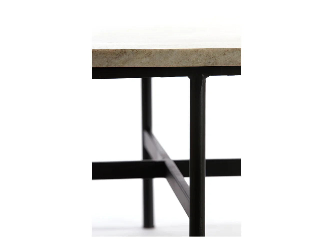 Salontafel LOES - 140x65x35cm - Zwart