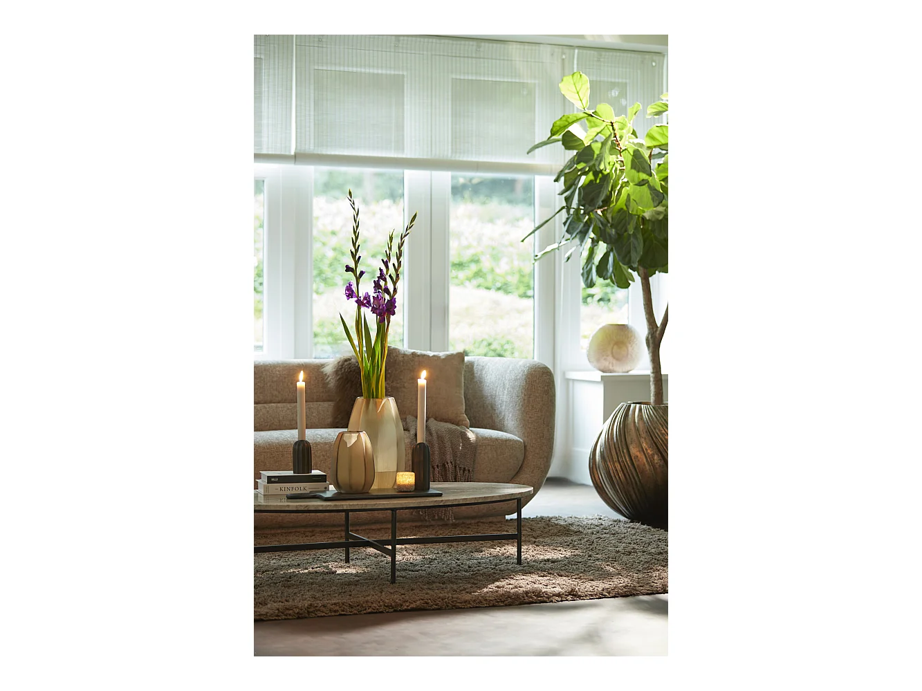 Salontafel LOES - 140x65x35cm - Zwart