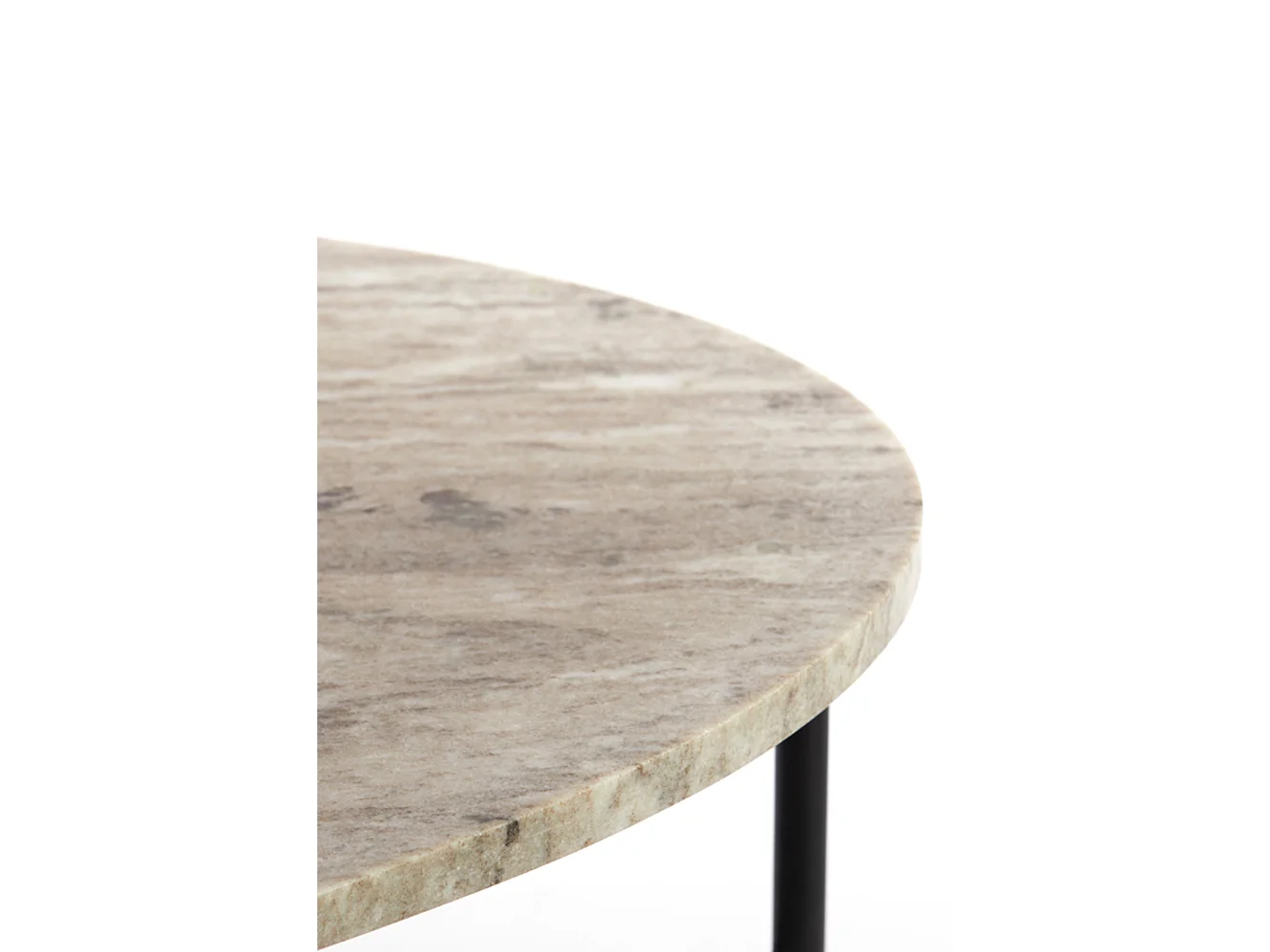 Table basse LOES - 140x65x35cm - Noir
