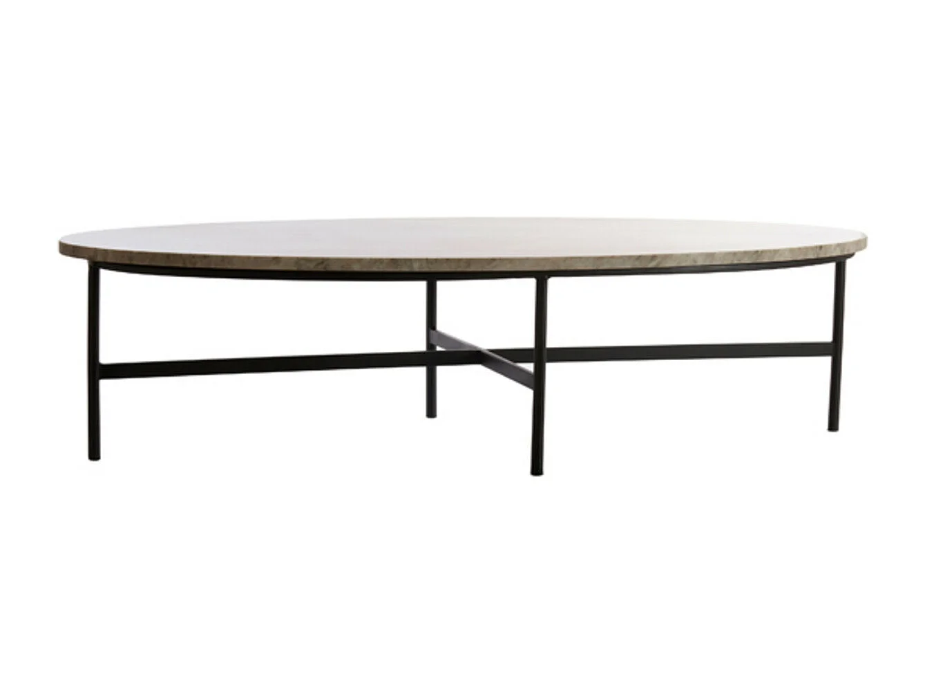 Table basse LOES - 140x65x35cm - Noir