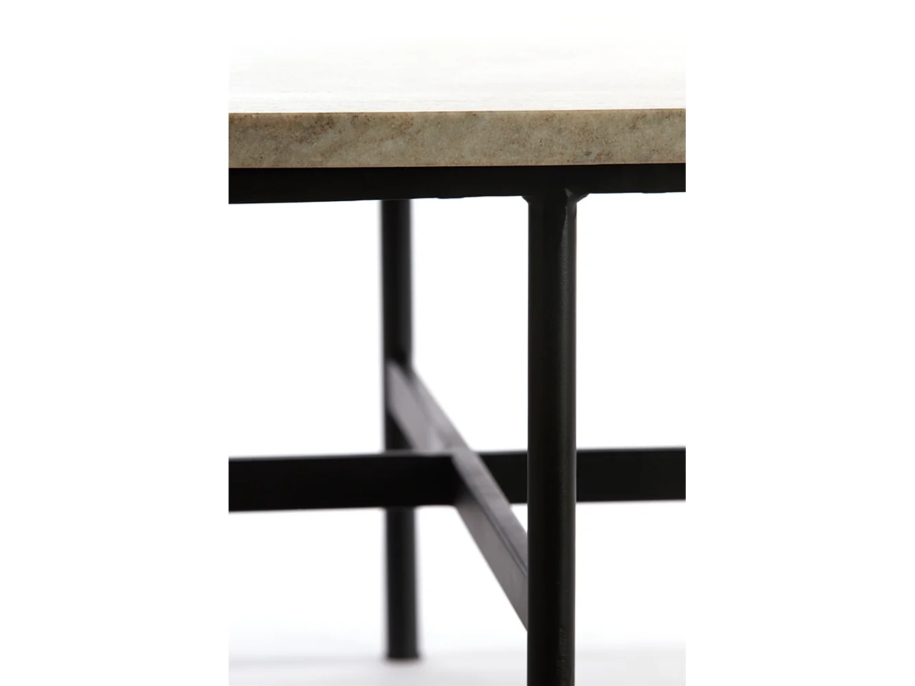 Table basse LOES - 140x65x35cm - Noir