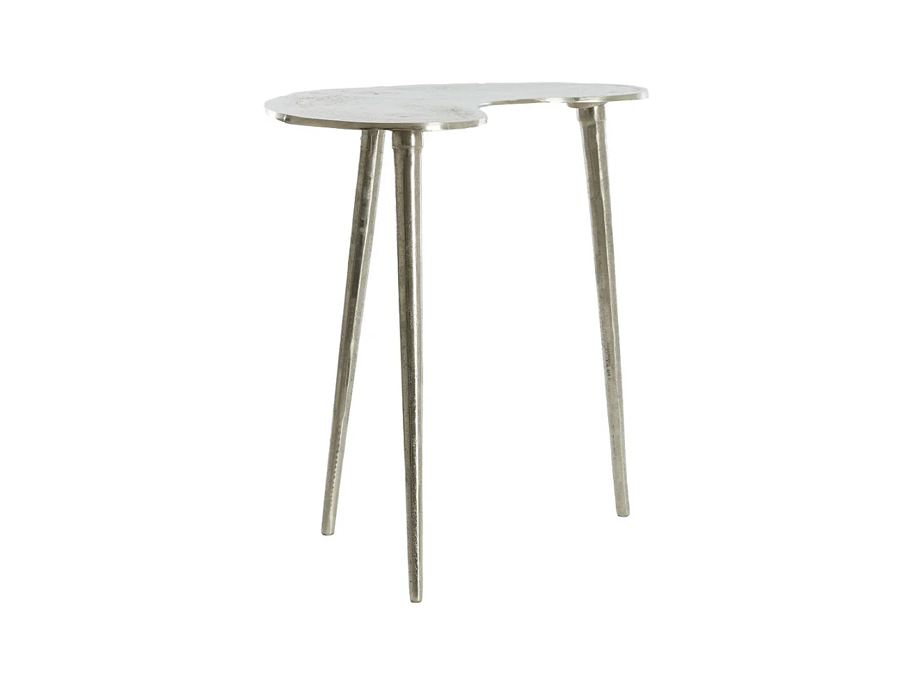 Table d'appoint LINOS - 53x30x48cm - Argent