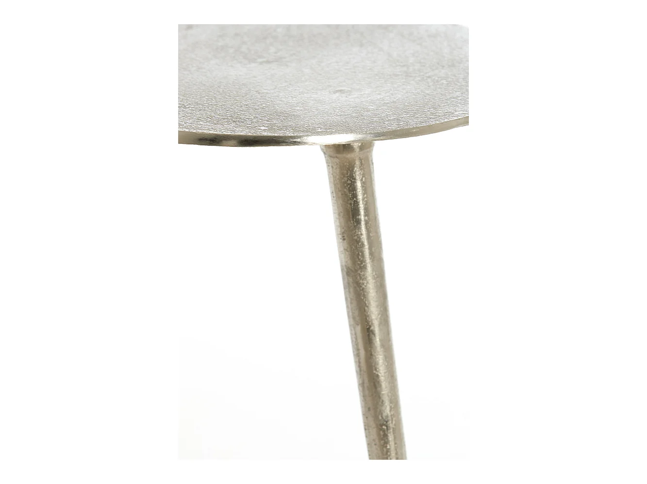Table d'appoint LINOS - 53x30x48cm - Argent