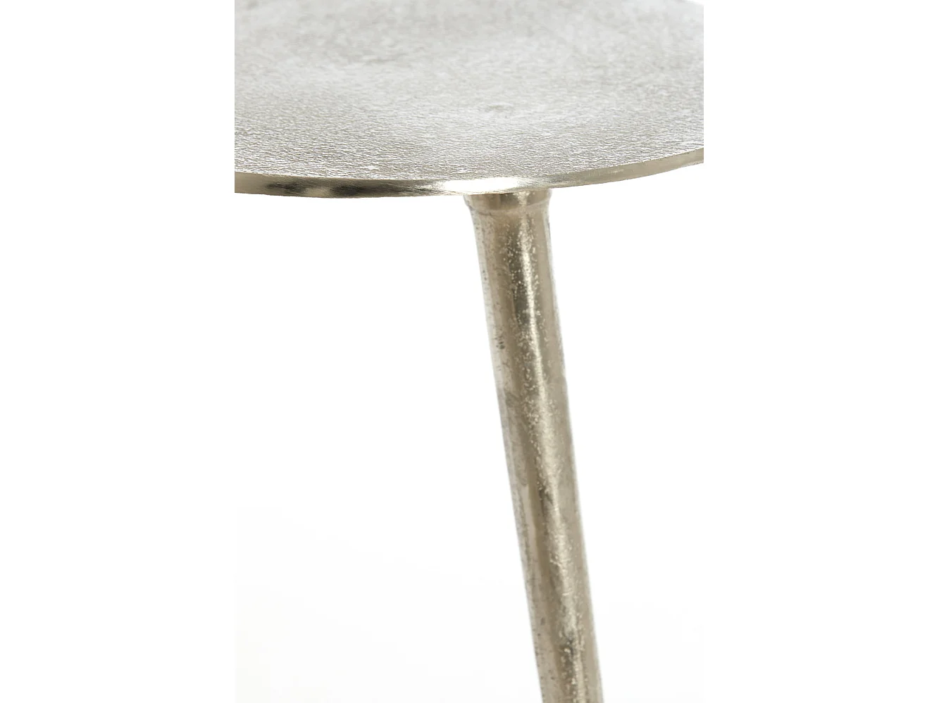 Table d'appoint LINOS - 53x30x48cm - Argent