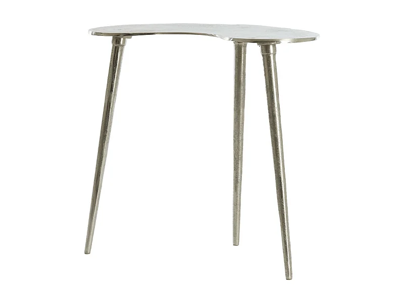 Table d'appoint LINOS - 53x30x48cm - Argent
