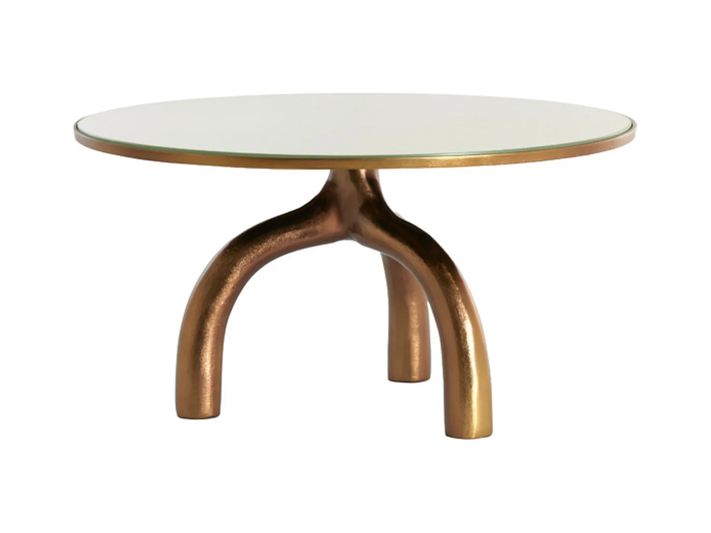 Table basse MELLO - Ø76x40cm - Marron