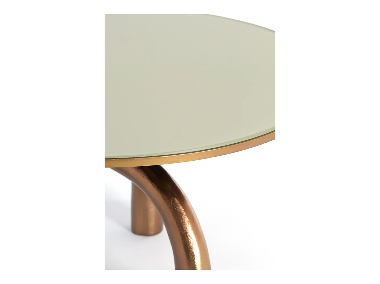 Table basse MELLO - Ø76x40cm - Marron