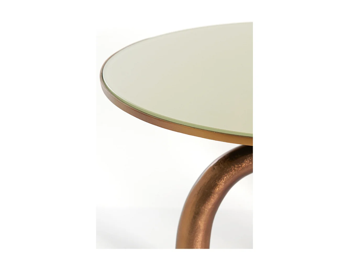 Table basse MELLO - Ø76x40cm - Marron