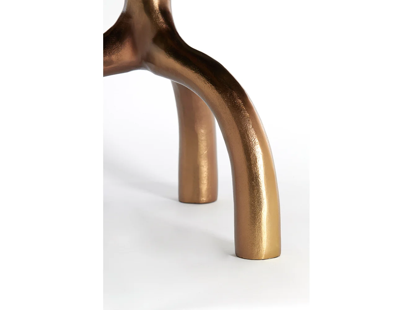 Salontafel MELLO - Ø76x40cm - Bruin