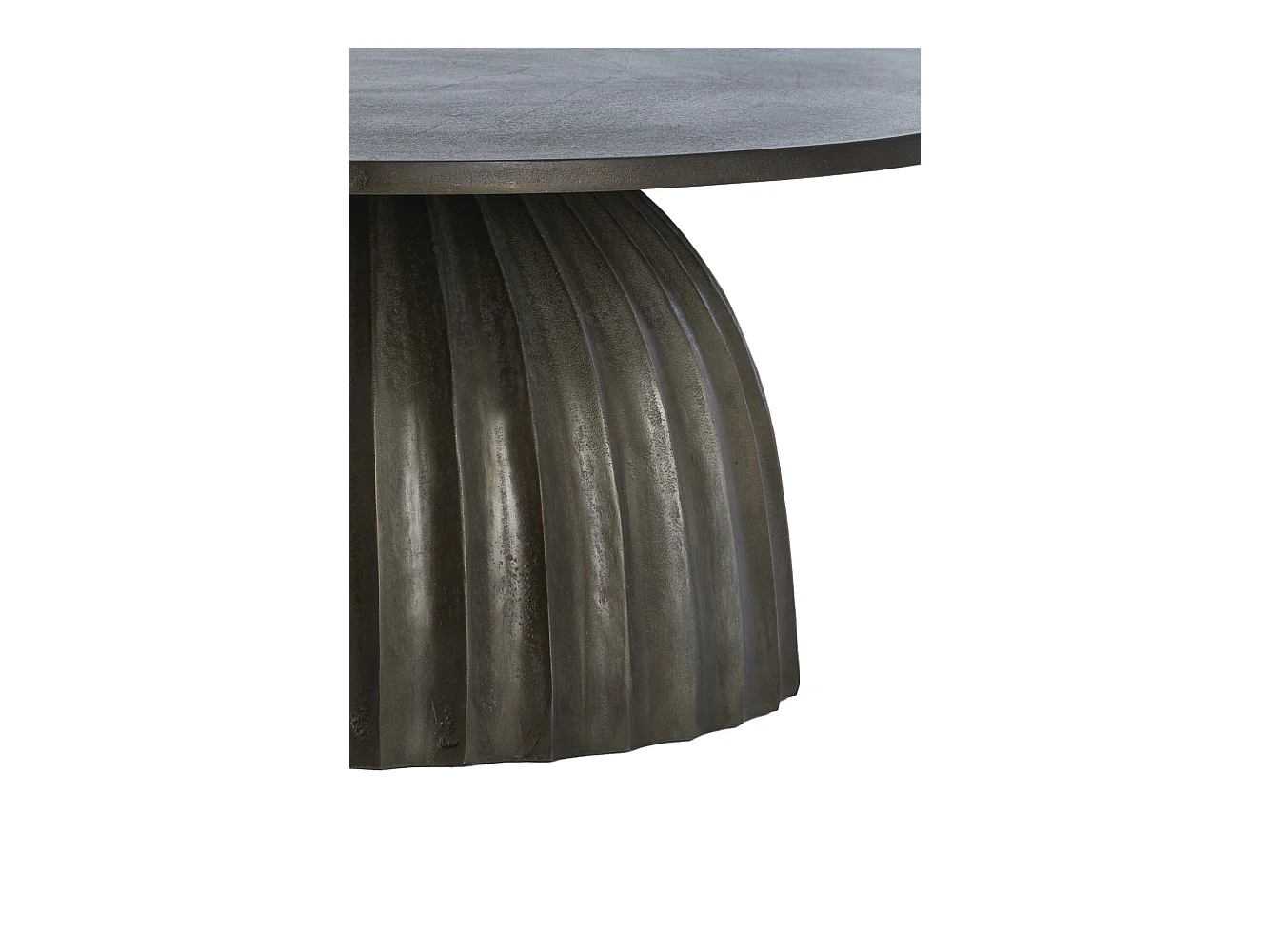 Beistelltisch VEGLIA - Ø70x33,5cm - Braun