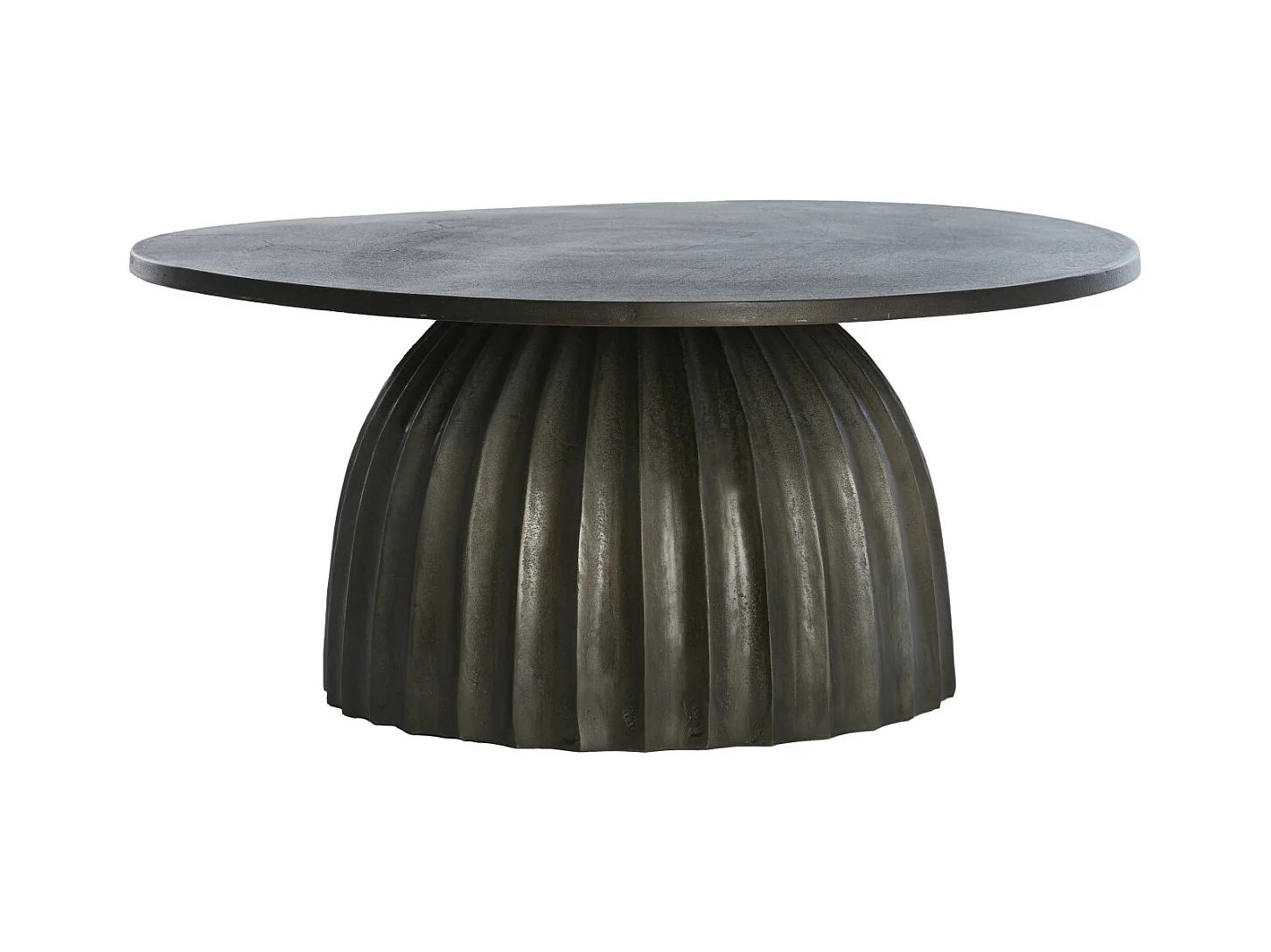 Table d'appoint VEGLIA - Ø70x33,5cm - Marron