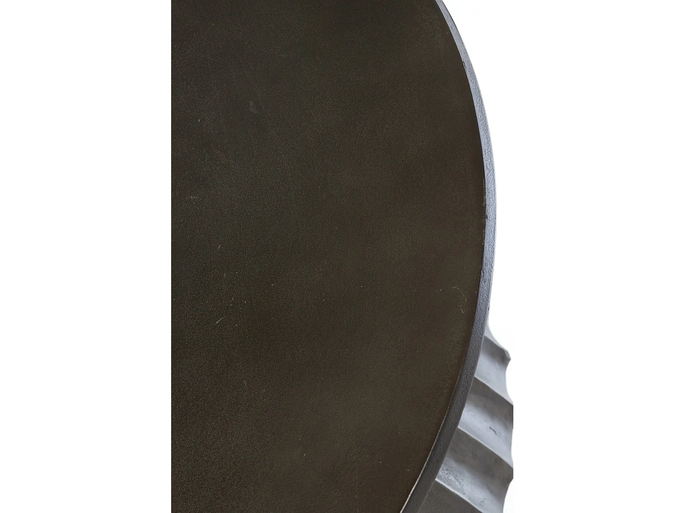 Mesa auxiliar VEGLIA - Ø70x33,5cm - Marrón