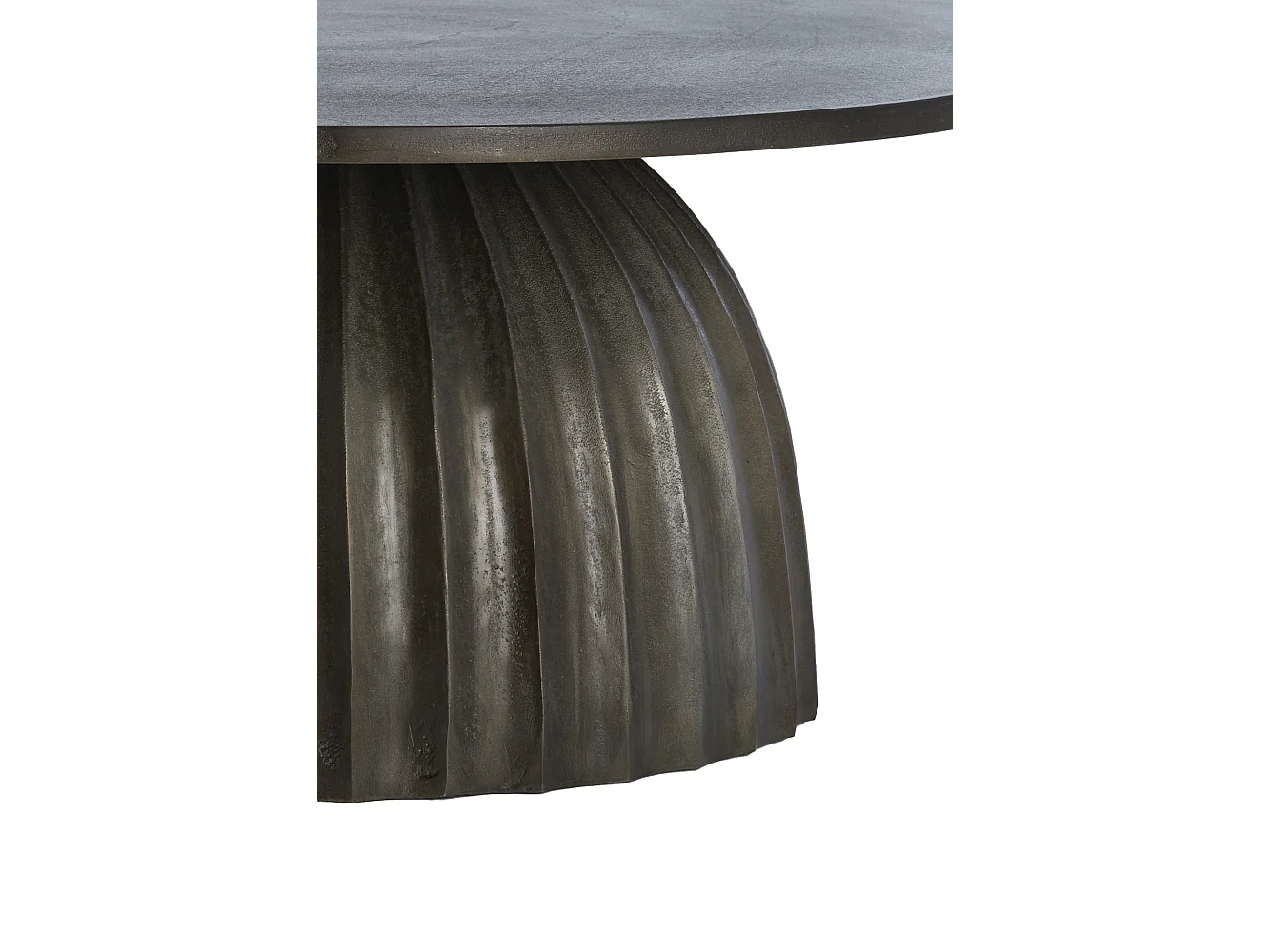 Table d'appoint VEGLIA - Ø70x33,5cm - Marron