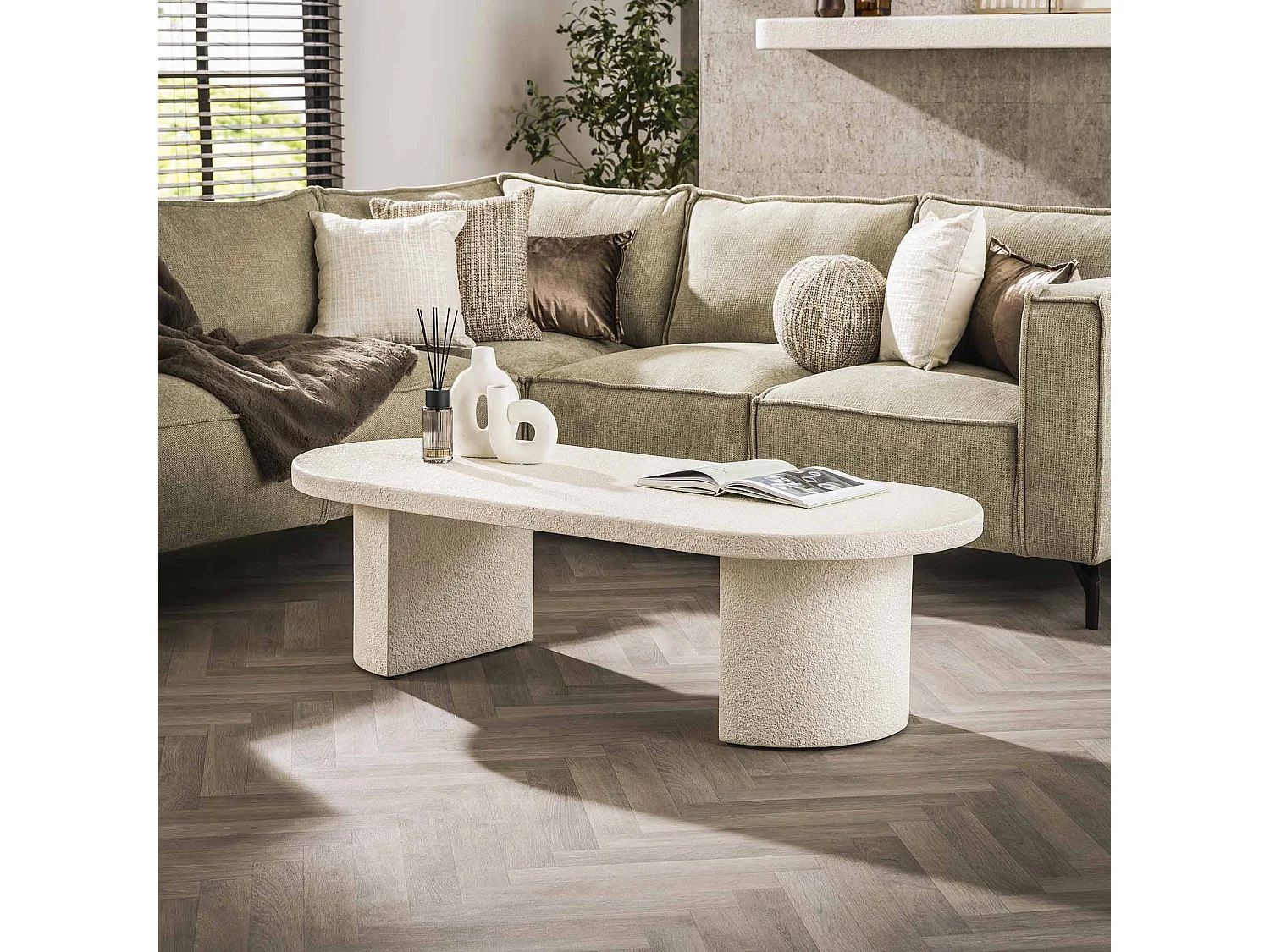 Salontafel 150 Arch Stone - Marmer Composiet