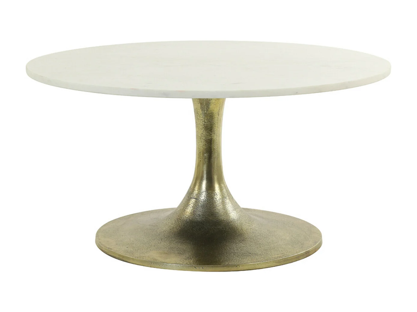 Salontafel RICKERD - Ø76x36cm - Wit