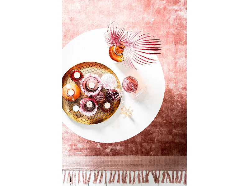 Salontafel RICKERD - Ø76x36cm - Wit