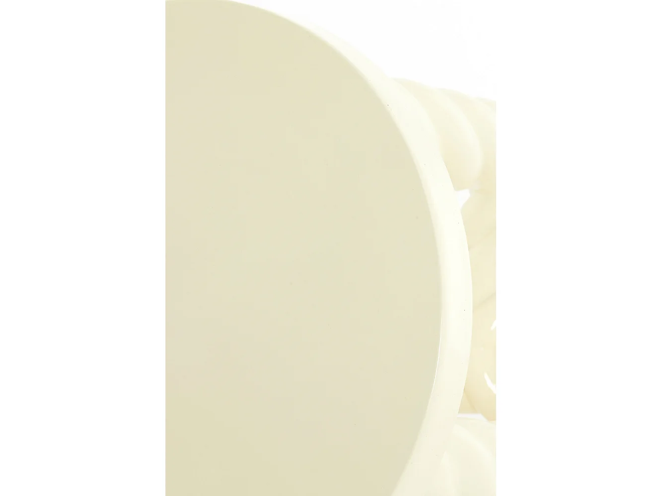 Table d'appoint VALLEJO - Ø46x46cm - Blanc