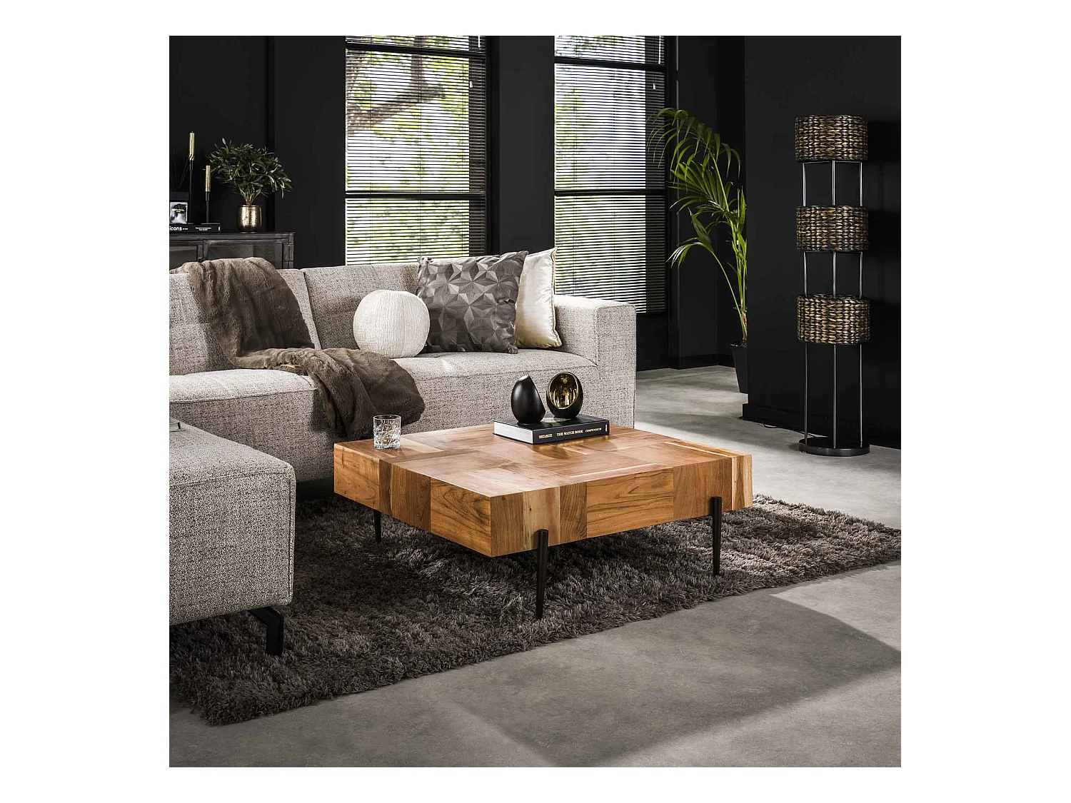 Table basse Blocks 90x90cm