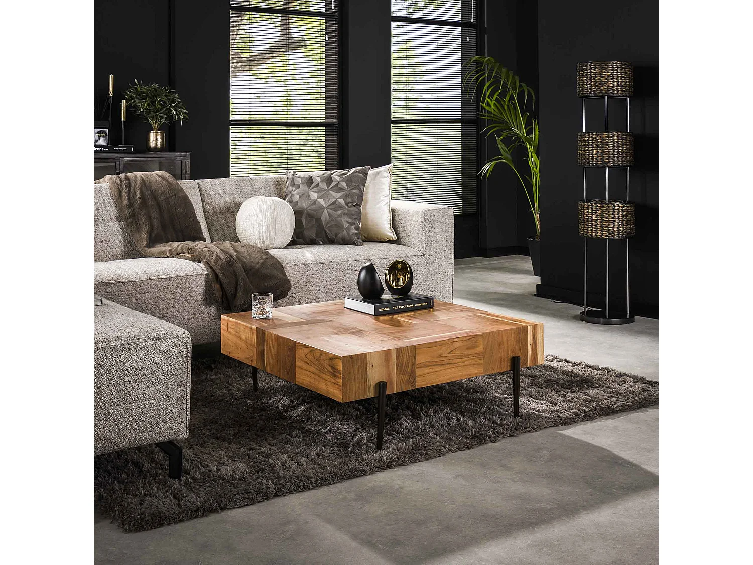 Table basse Blocks 90x90cm