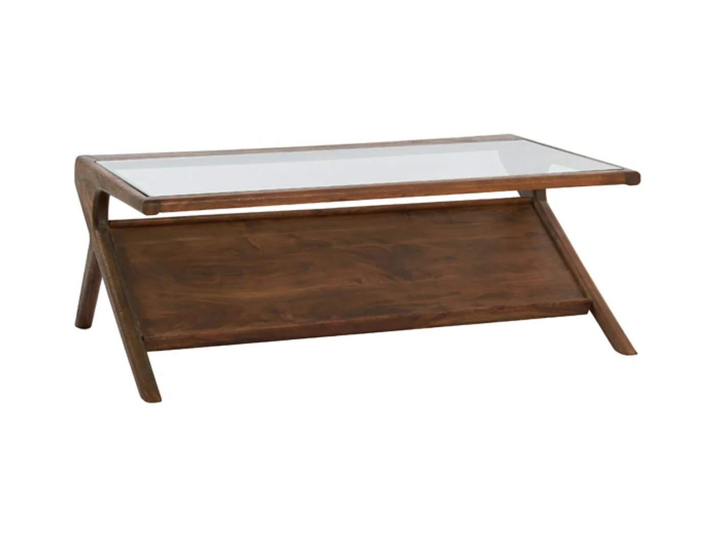 Salontafel YUKI - 112x70x41cm - Bruin