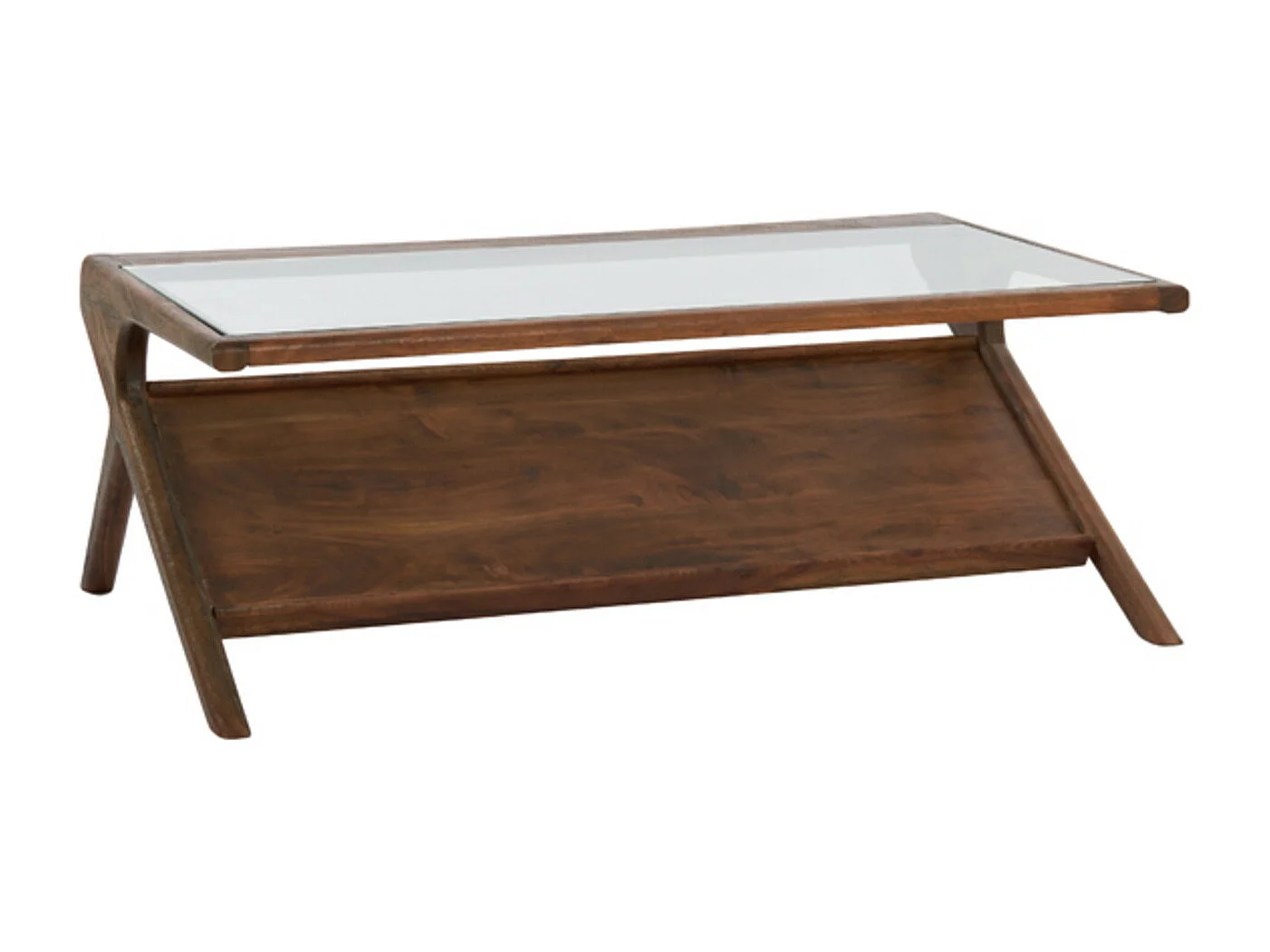 Couchtisch YUKI - 112x70x41cm - Braun